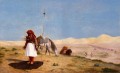 Prière dans le désert Grec orientalisme Jean Léon Gérôme